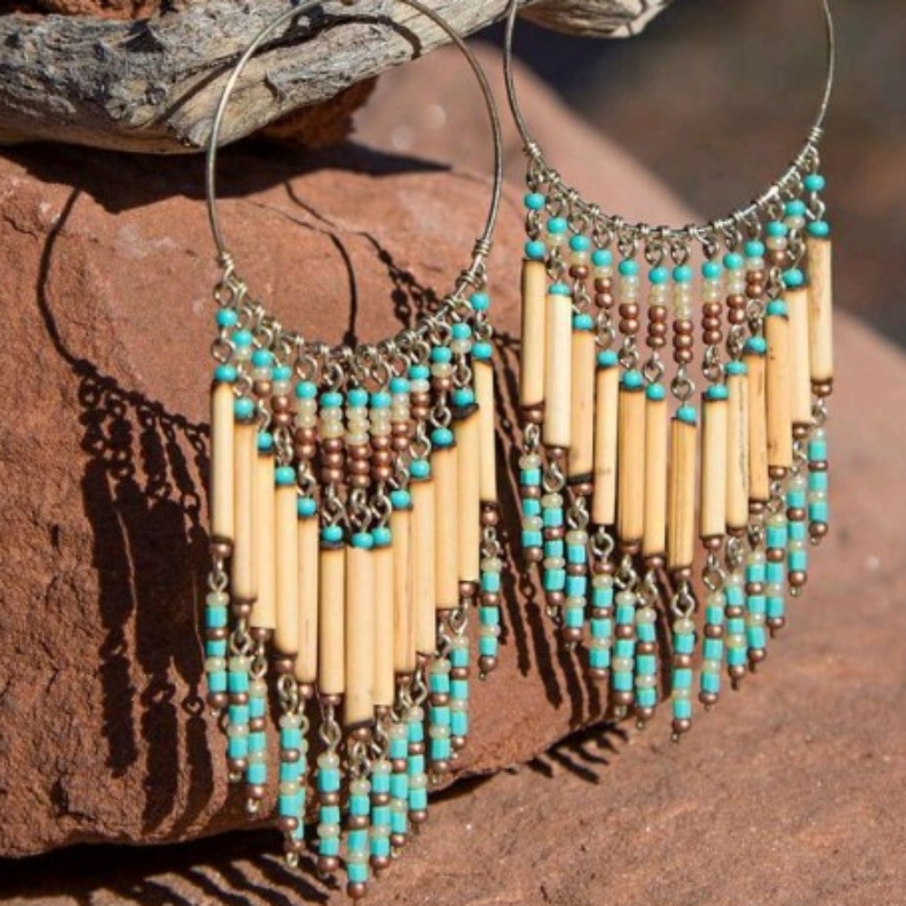 Beaded Earrings - Picture 2 of 2